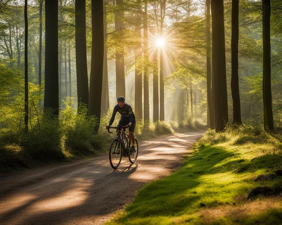 Fietsroute in de Hoge Veluwe