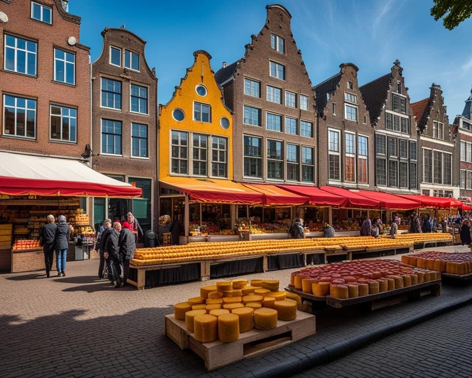 Kaasmarkt bezoeken in Alkmaar