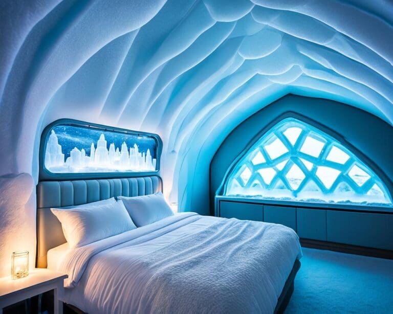 Luxe slaaptherapie in een Noors ijshotel