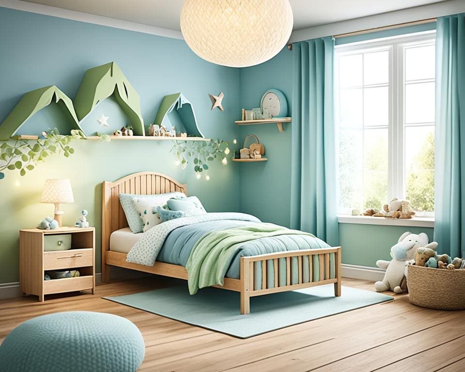 kalmerende kinderkamer kleuren