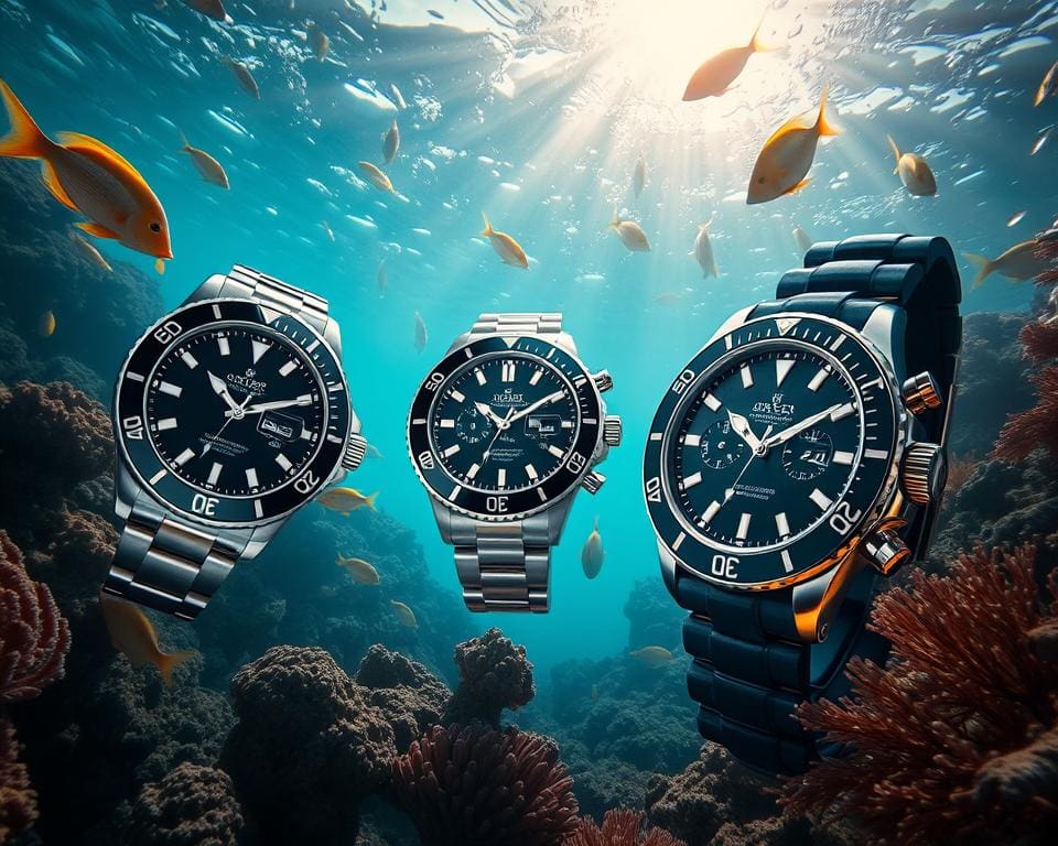 Luxe duikhorloges voor waterliefhebbers