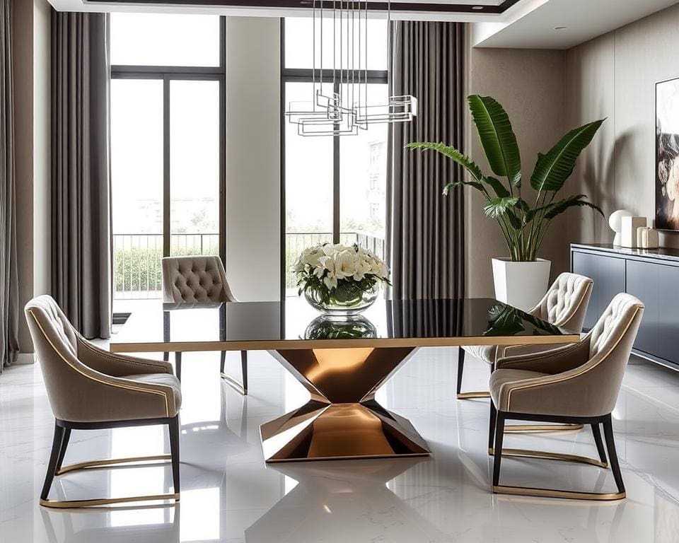 Luxe eettafelsets voor een modern interieur