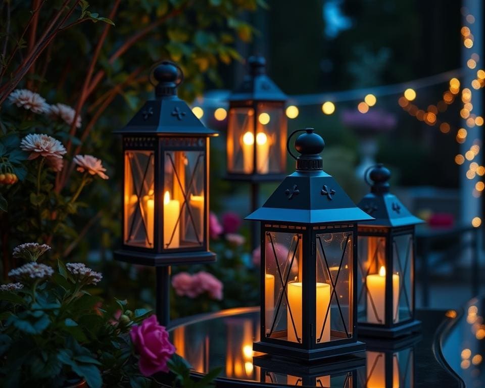 Luxe windlichten voor sfeervolle tuinavonden