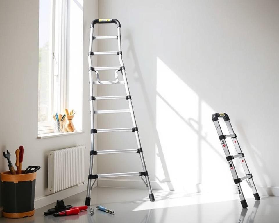 Opklapbare ladders voor multifunctioneel gebruik