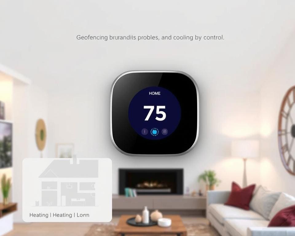 Slimme thermostaten met geofencing voor optimale regeling