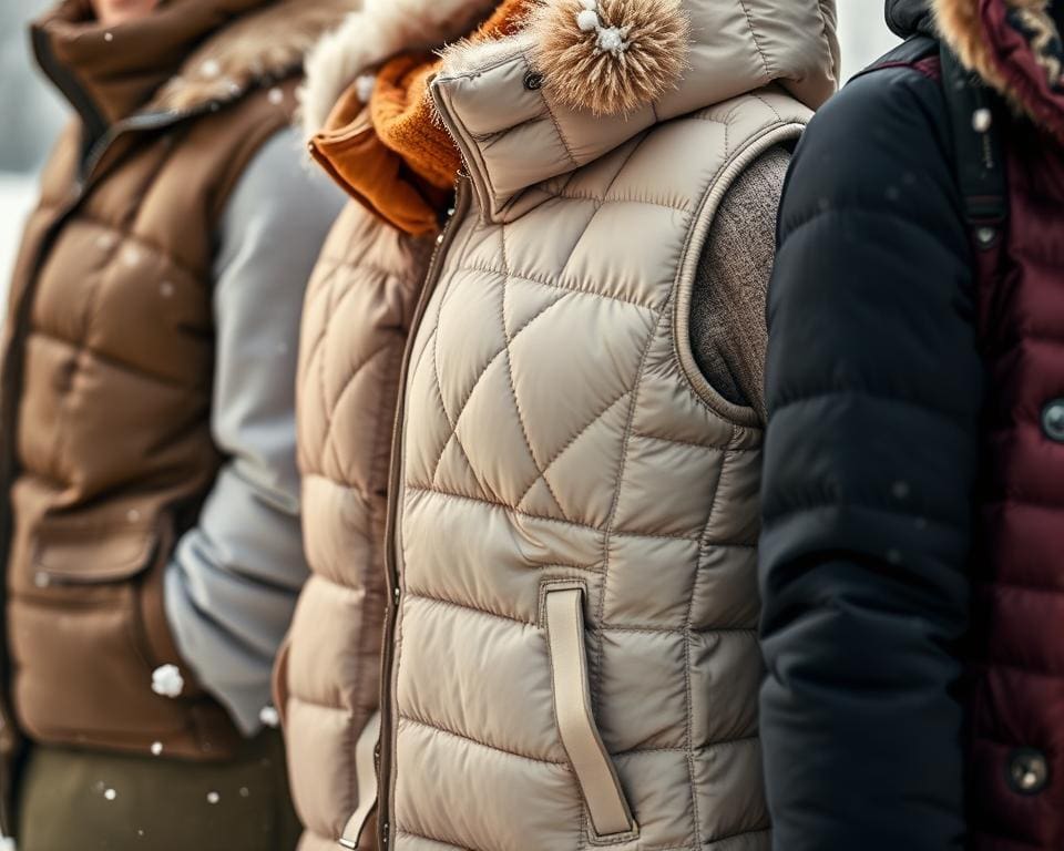 Warme donsbodywarmers voor de perfecte winterlaag