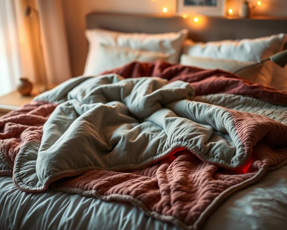 Warme elektrische dekens voor extra comfort in bed