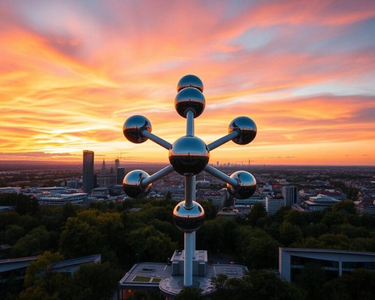 Het Atomium Brussel België: Een futuristisch bouwwerk met een uniek uitzicht