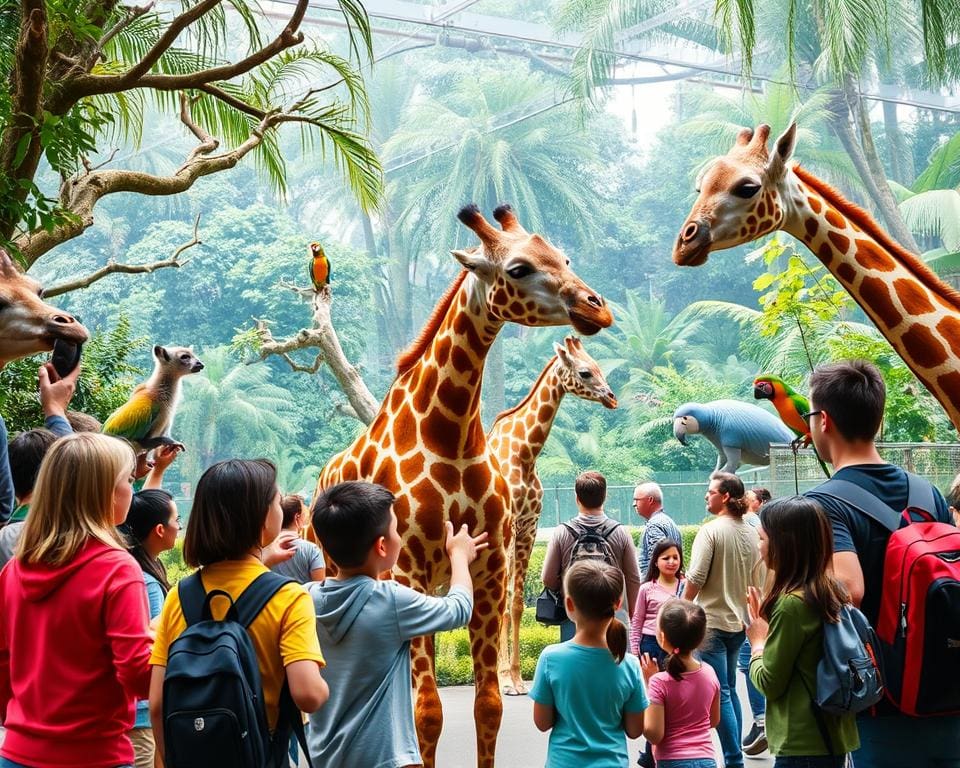 Interactieve ervaringen met dieren in Zoo Leipzig